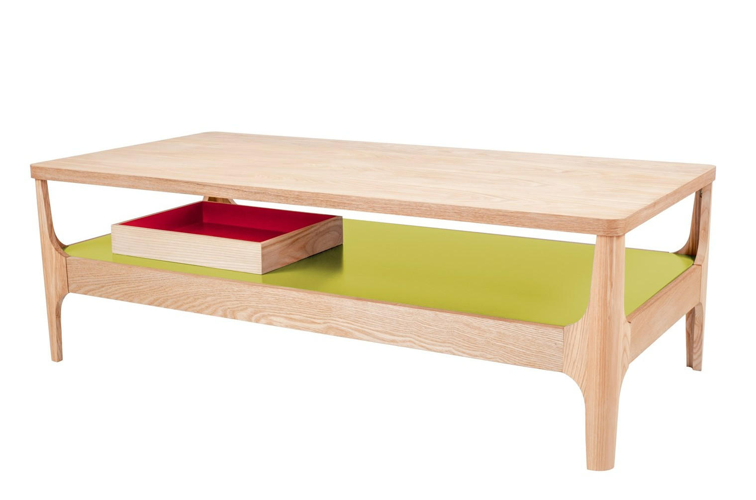 BEISTELLTISCH 120/40/60 cm Grün, Eschefarben  - Eschefarben/Grün, Design, Holz/Holzwerkstoff (120/40/60cm) - Kayoom