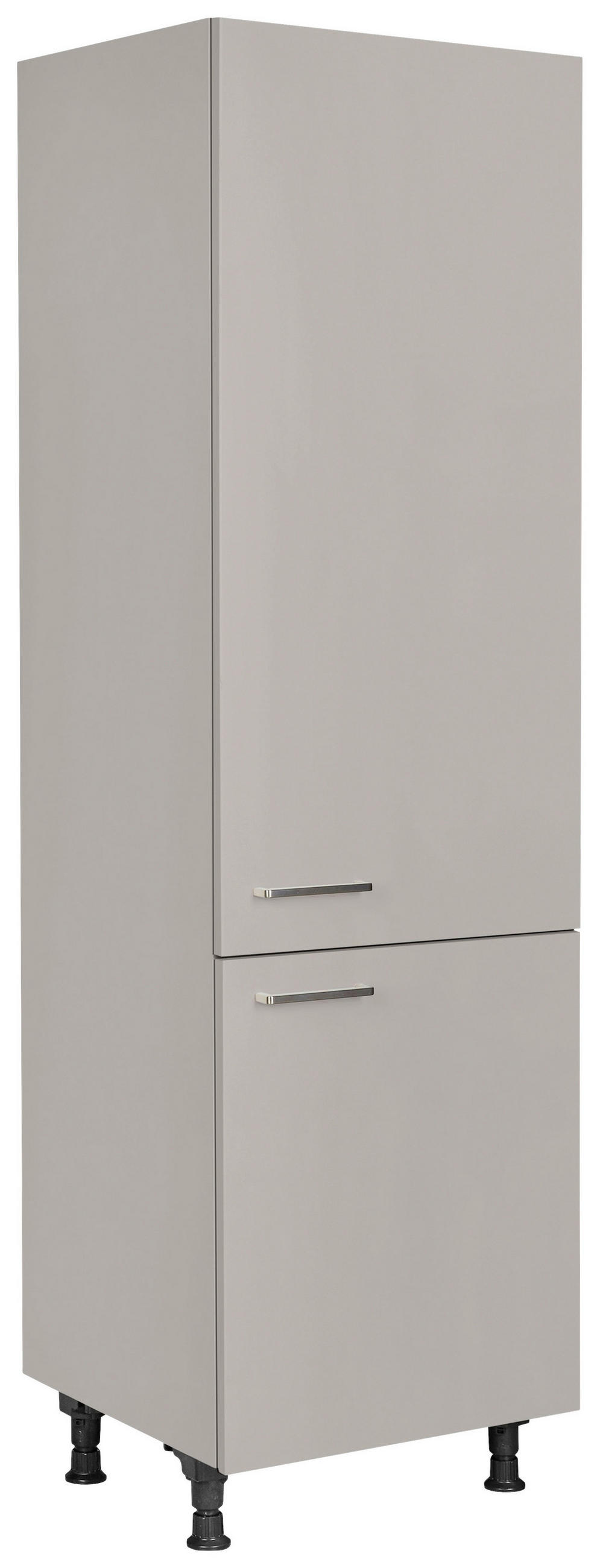 GERÄTEUMBAUSCHRANK 60/216,6/58 cm  in Grau  - Edelstahlfarben/Grau, MODERN, Holzwerkstoff/Metall (60/216,6/58cm) - Nobilia