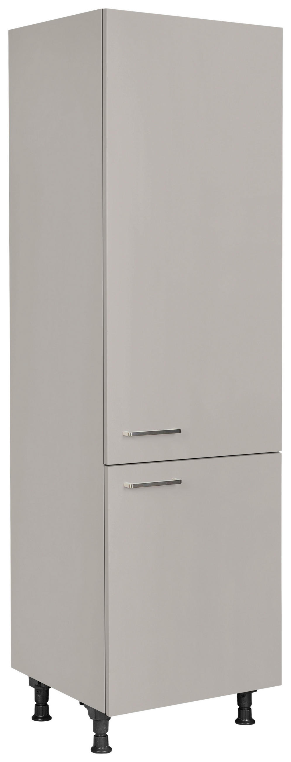 GERÄTEUMBAUSCHRANK 60/216,6/58 cm  Grau  - Edelstahlfarben/Grau, Modern, Holzwerkstoff/Metall (60/216,6/58cm) - Nobilia