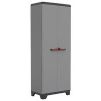 SKRIŇA NA NÁRADIE - čierna/sivá, Design, plast (69/173/39cm) - Keter