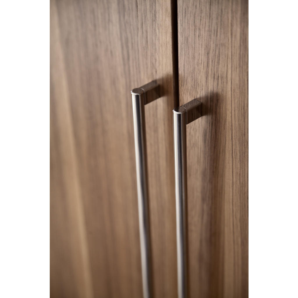 Thumbnail - Moderano Garderobe, Anthrazit, Nussbaum, Holz, Glas, Holzwerkstoff, 4-teilig, Kernnussbaum, furniert, 6 Schubladen, 373x...