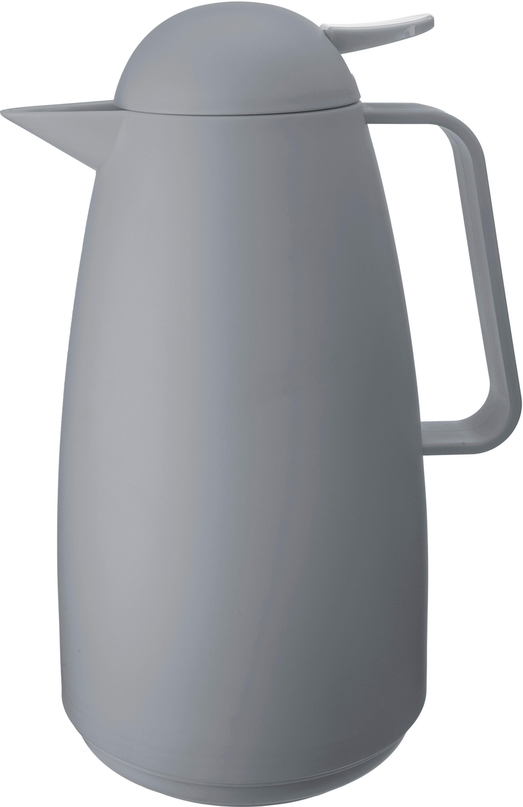 ISOLIERKANNE 1 L  - Hellgrau, Trend, Glas/Kunststoff (13,5/26,5cm) - Homeware Profession.