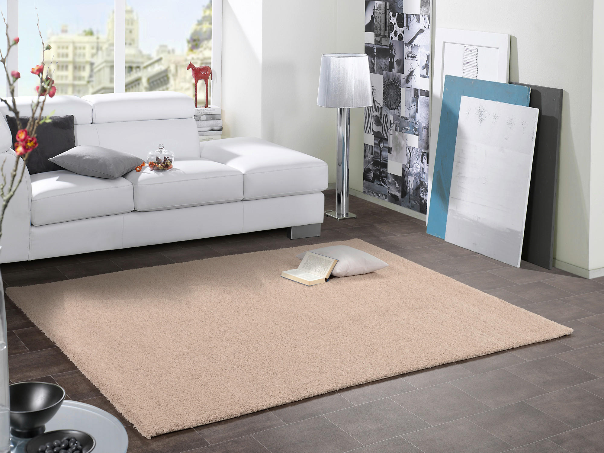 WEBTEPPICH 120/170 cm Sunshine Beige  - Beige, Basics, Textil (120/170cm) - Novel