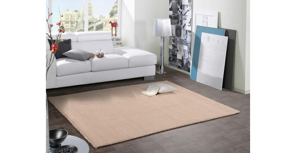 WEBTEPPICH 65/130 cm Sunshine Beige - Beige, Basics, Textil (65/130cm) - Novel