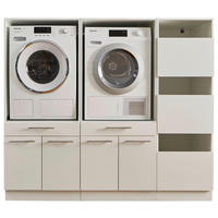 HAUSWIRTSCHAFTSRAUM 185/162/67,5 cm  in Weiß  - Weiß, Design, Holzwerkstoff (185/162/67,5cm)