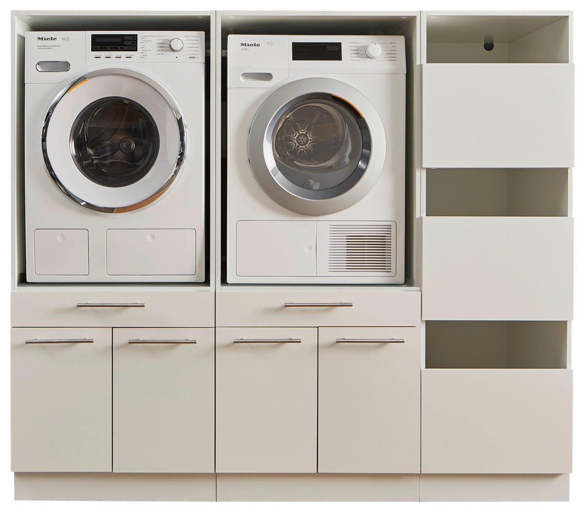 HAUSWIRTSCHAFTSRAUM 185/162/67,5 cm  in Weiß  - Weiß, Design, Holzwerkstoff (185/162/67,5cm)