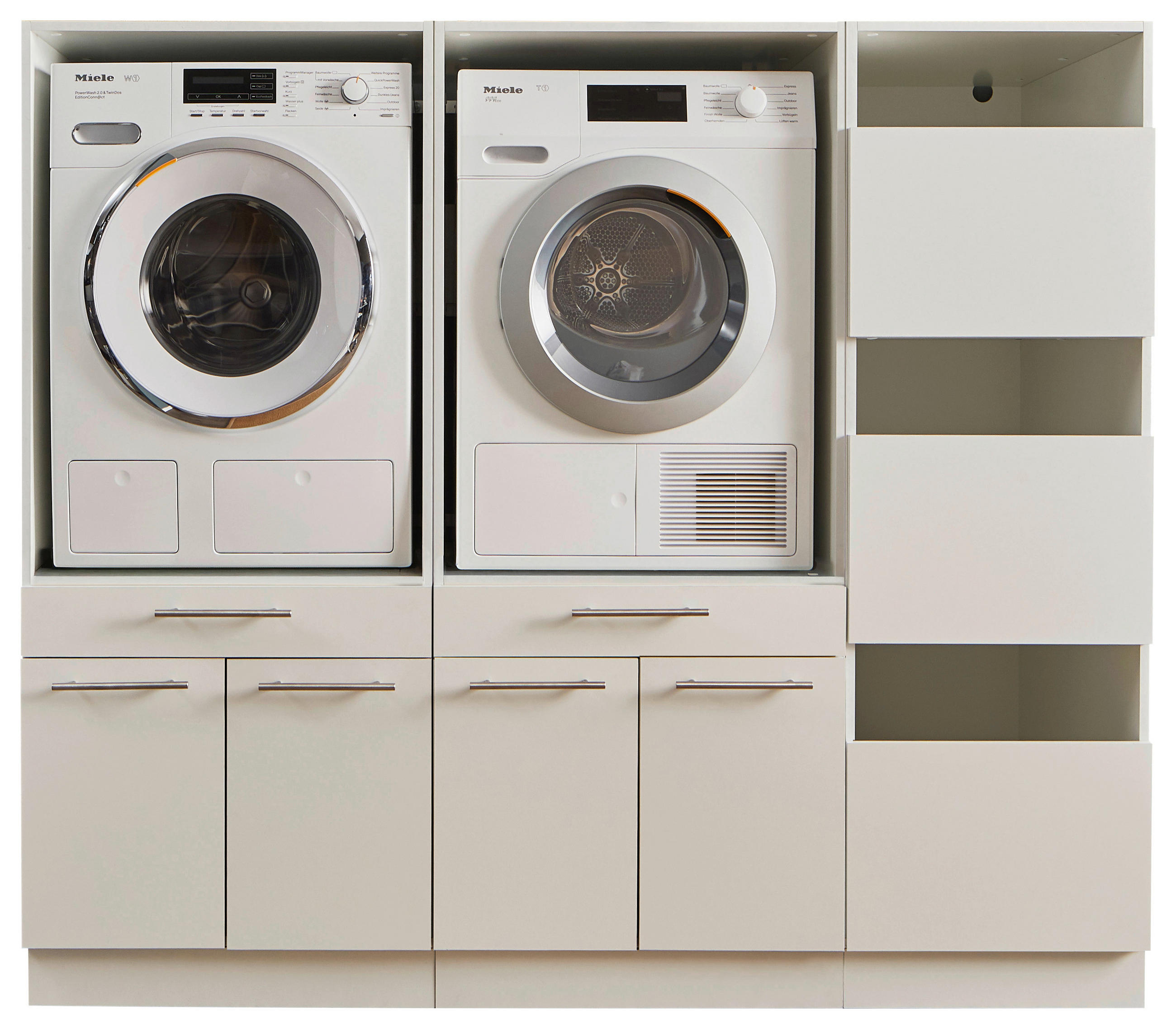 XXXLutz Hauswirtschaftsraum Laundreezy Weiß 185x162x67.5 cm