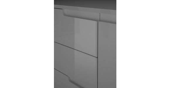 KOMMODE 100/119/40 cm in Grau - Silberfarben/Grau, Basics, Holzwerkstoff/Kunststoff (100/119/40cm) - Carryhome