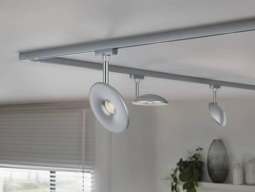 SCHIENENSYSTEM-HÄNGELEUCHTE 11,98/18,3/3,2 cm   - Chromfarben, Basics, Kunststoff (11,98/18,3/3,2cm) - Paulmann