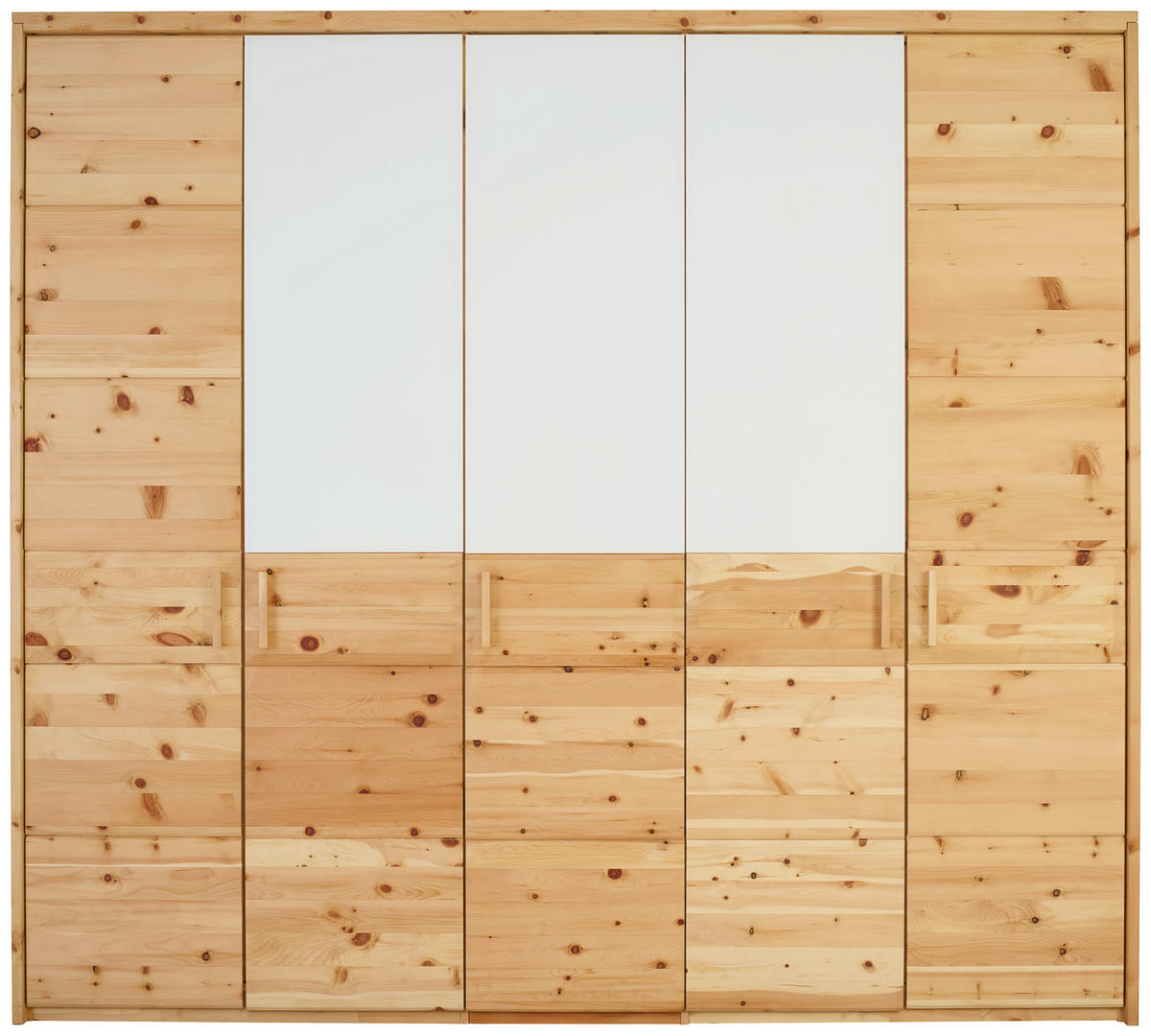 DREHTÜRENSCHRANK in Zirbelkieferfarben  - Zirbelkieferfarben, Natur, Holz (249/225/61cm) - Valnatura