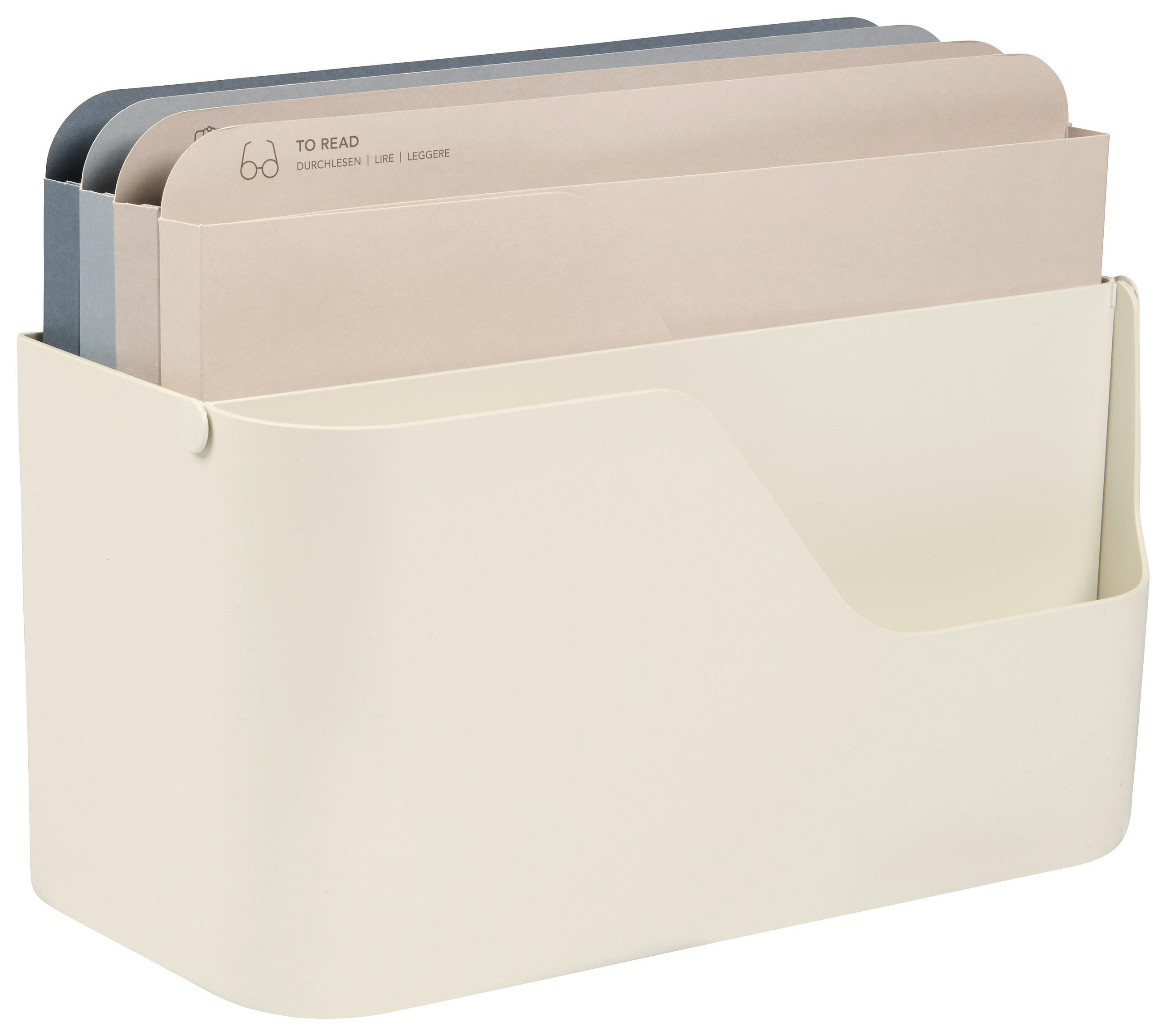 MAGAZINBOX 16,2/29,5/35,5 cm  - Weiß, KONVENTIONELL, Kunststoff (16,2/29,5/35,5cm) - Rotho