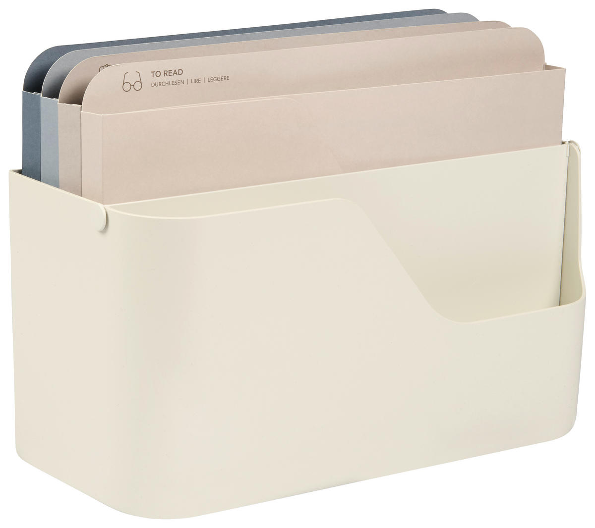 MAGAZINBOX 16,2/29,5/35,5 cm  - Weiß, KONVENTIONELL, Kunststoff (16,2/29,5/35,5cm) - Rotho