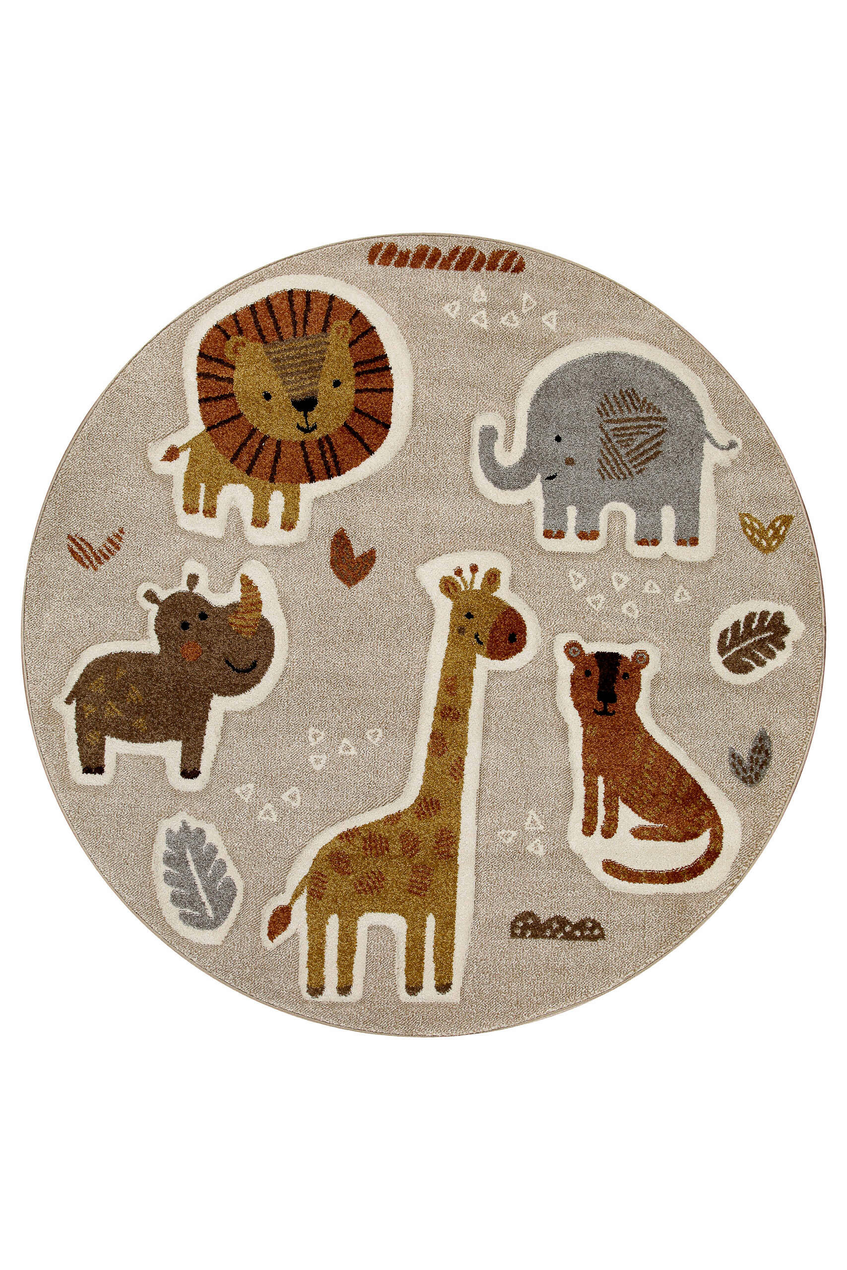 KINDERTEPPICH 160 cm Nala & Friends Multicolor rund  - Multicolor, Basics, Textil (160cm)
