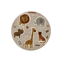 KINDERTEPPICH 160 cm Nala & Friends Multicolor rund  - Multicolor, Basics, Textil (160cm)
