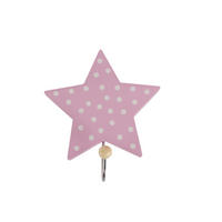 GARDEROBENHAKEN  in Rosa  - Rosa, Basics, Holzwerkstoff/Metall (13,5/15,5/4,5cm) - My Baby Lou