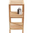 BADEZIMMERREGAL Holz Walnuss massiv Nussbaumfarben - Nussbaumfarben, Design, Holz (36/79/36cm)