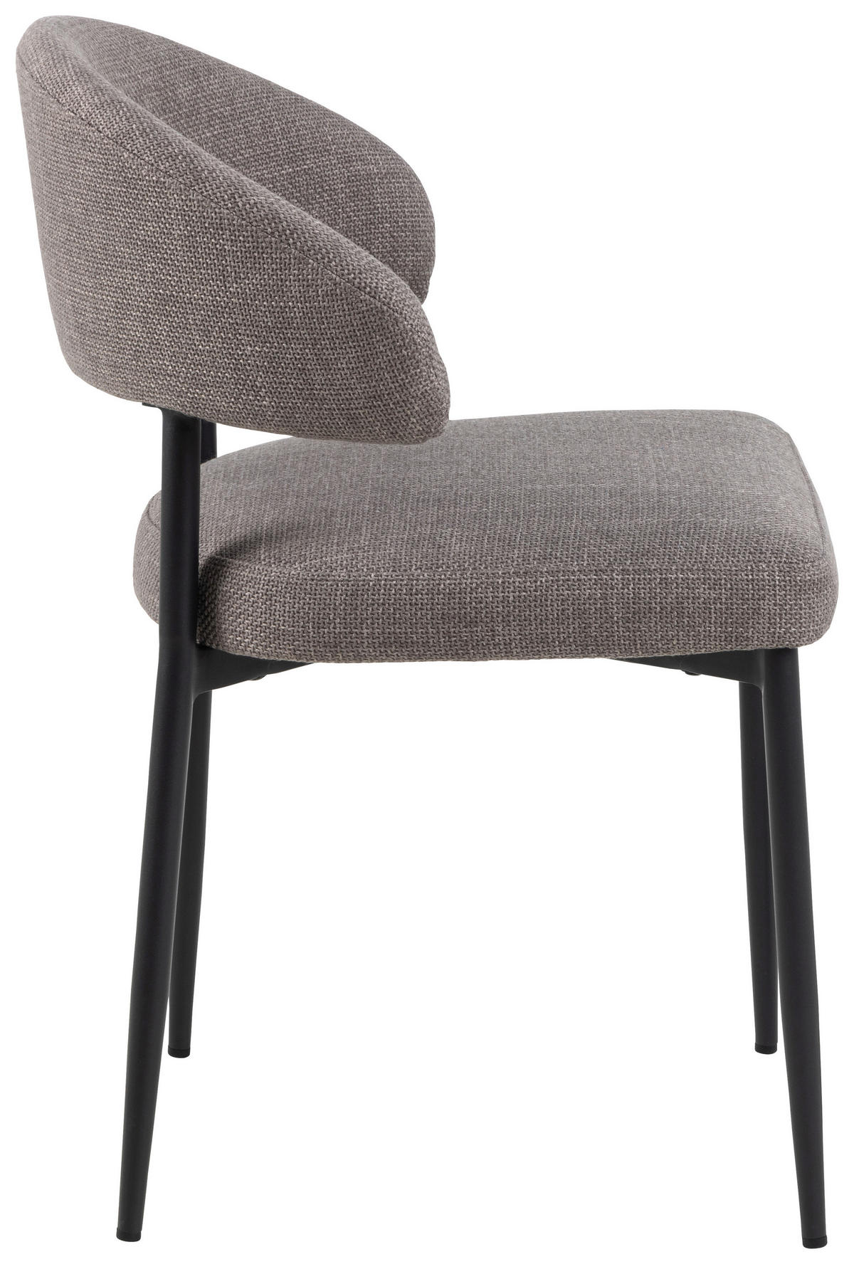 STOLICA  smeđa, svijetlo siva  tekstil      - svijetlo siva/smeđa, Trend, tekstil/metal (56/77/55cm) - MID.YOU