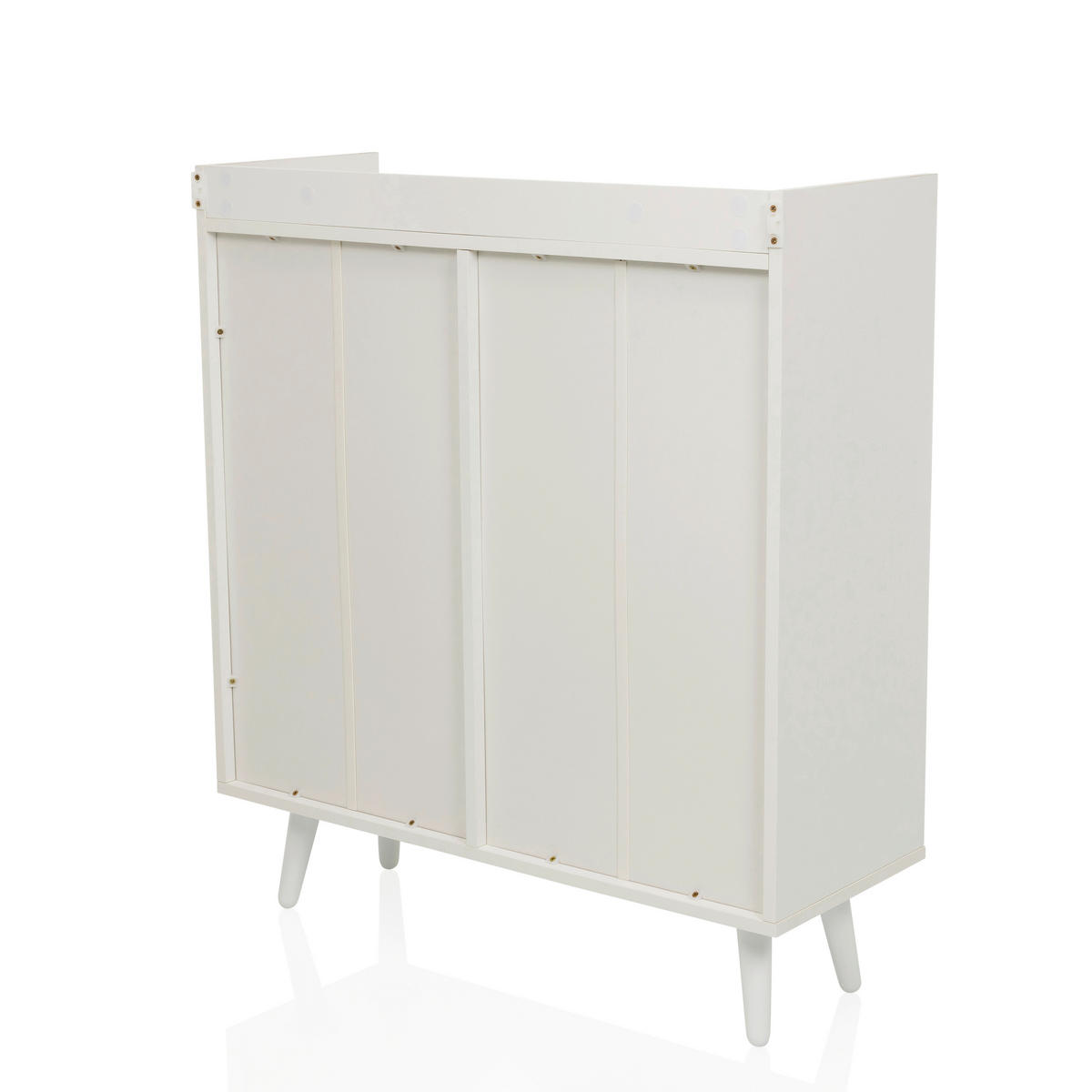 KOMMODE  in 80/90/30 cm  - Weiß, MODERN, Holzwerkstoff/Metall (80/90/30cm) - MID.YOU
