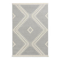 WEBTEPPICH 133/190 cm Summer Grau rechteckig  - Grau, Basics, Kunststoff/Textil (133/190cm) - Schöner Wohnen