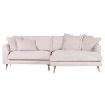 ECKSOFA Beige Cord  - Beige/Naturfarben, ROMANTIK / LANDHAUS, Holz/Textil (270/140cm) - Landscape