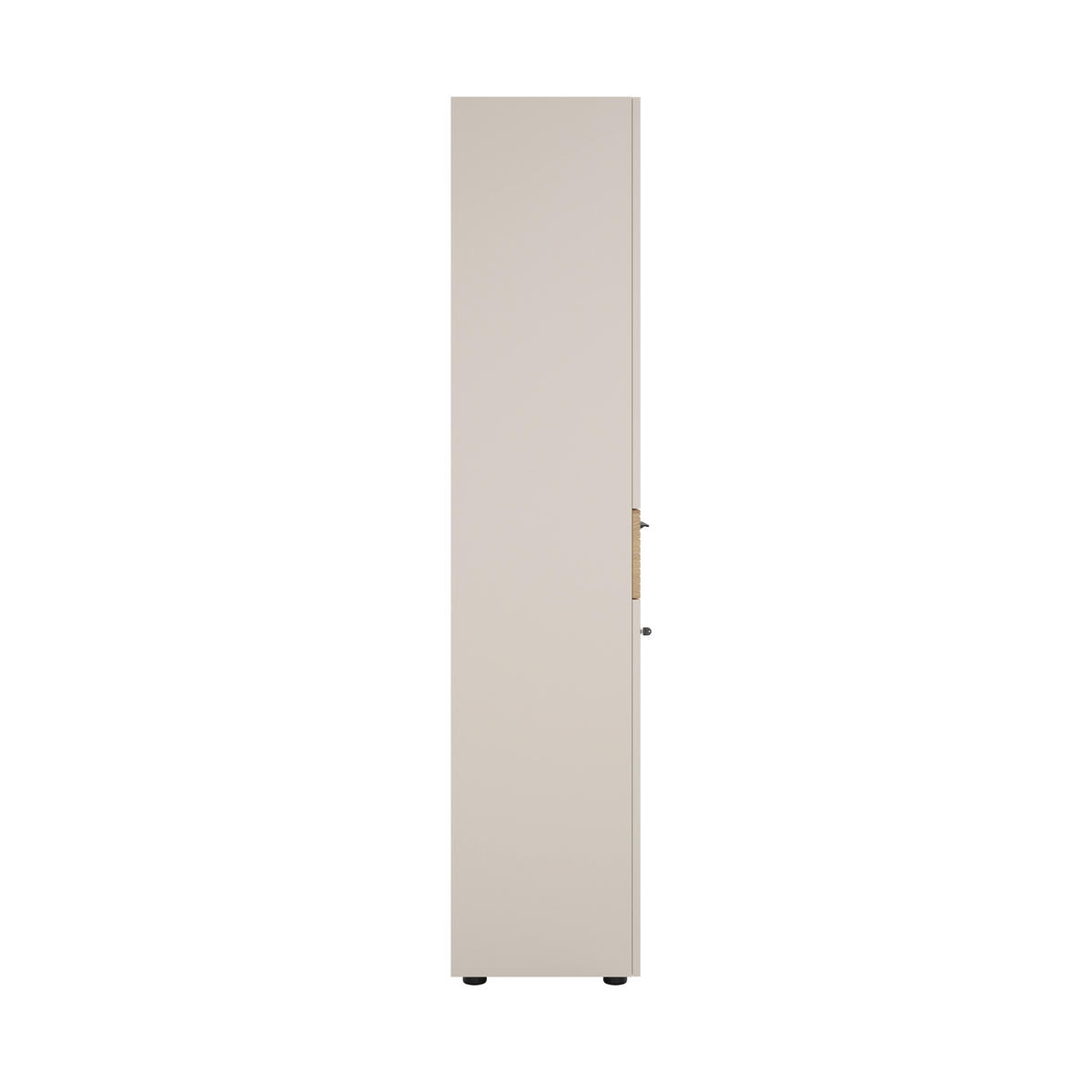 AKTENSCHRANK Schwarz, Eichefarben, Kaschmir  - Kaschmir/Eichefarben, MODERN, Holzwerkstoff (45/201/43cm) - Novel