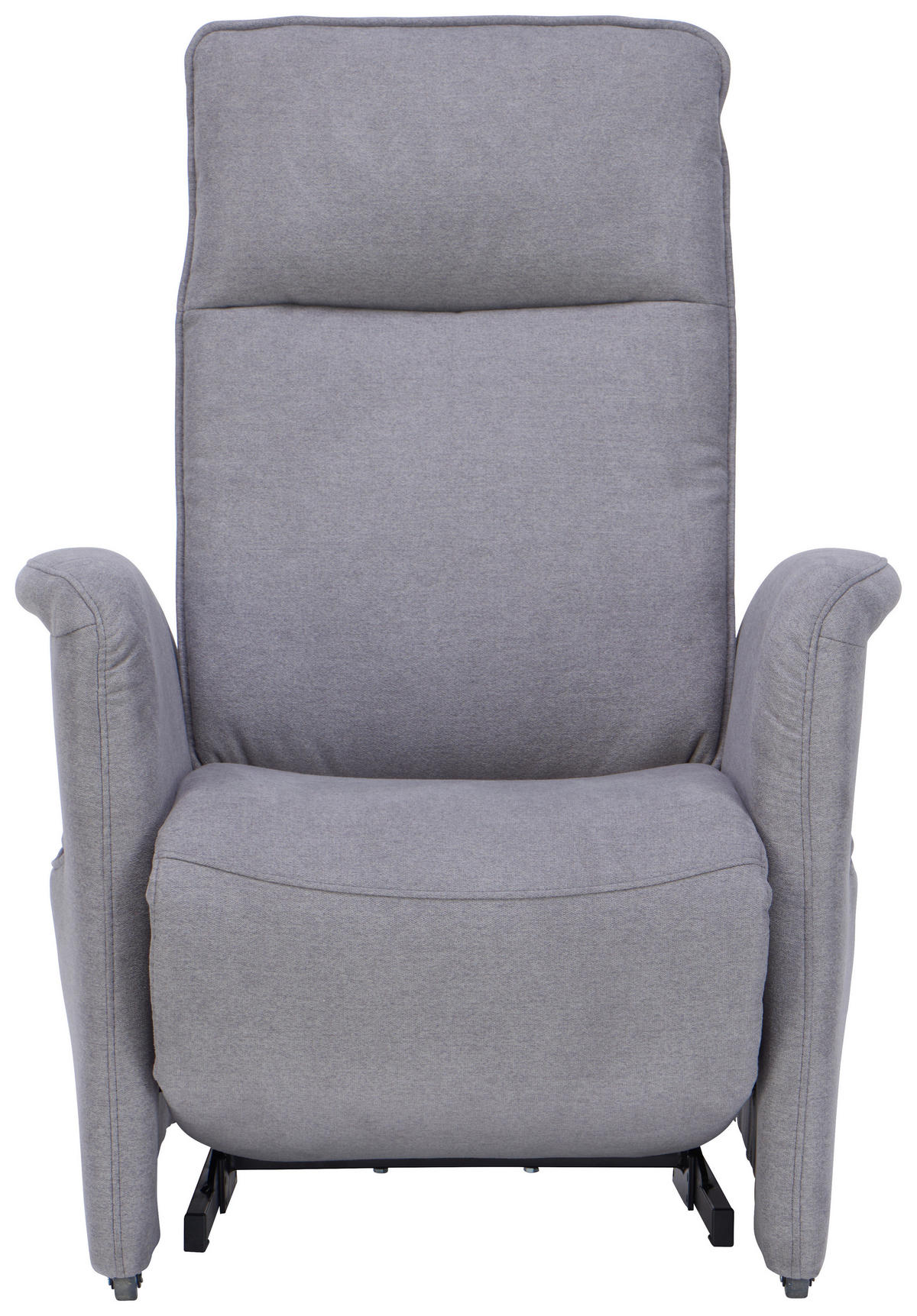 FERNSEHSESSEL in Chenille Grau  - Grau, KONVENTIONELL, Kunststoff/Textil (79/108/87cm) - Valdera