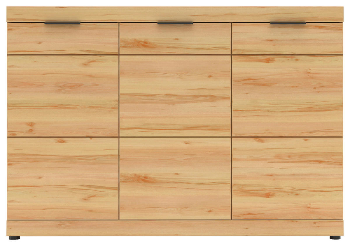 SCHUHSCHRANK Buchefarben  - Buchefarben/Schwarz, KONVENTIONELL, Holzwerkstoff/Kunststoff (150/105/40cm) - Cantus