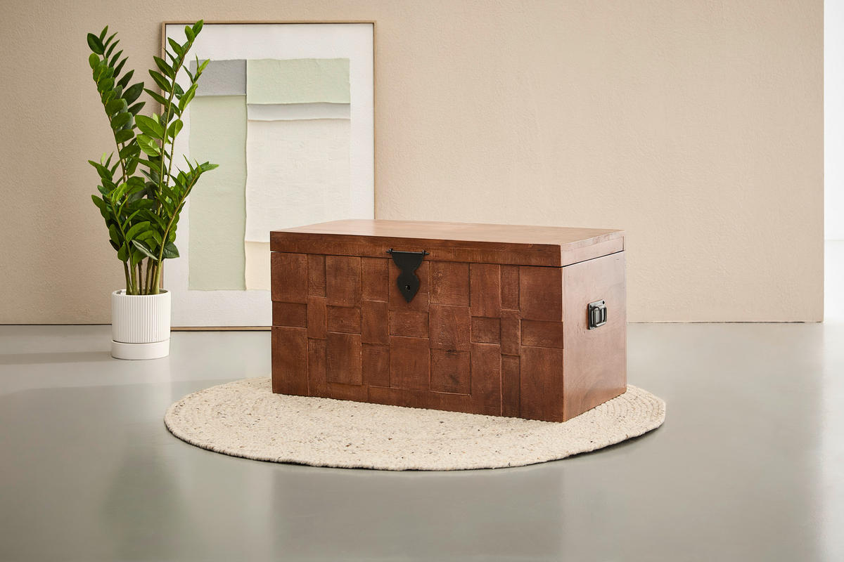 TRUHLICA, 80/41/40 cm - prírodná farba, Design, drevo (80/41/40cm) - Livetastic