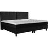 BOXSPRINGBETT 240/200 cm  in Graphitfarben  - Wengefarben/Graphitfarben, Trend, Holz/Textil (240/200cm) - Esposa