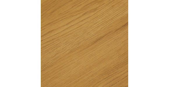 LOWBOARD Line in 150/50/40 cm - Eichefarben/Schwarz, Design, Holzwerkstoff/Metall (150/50/40cm) - Carryhome