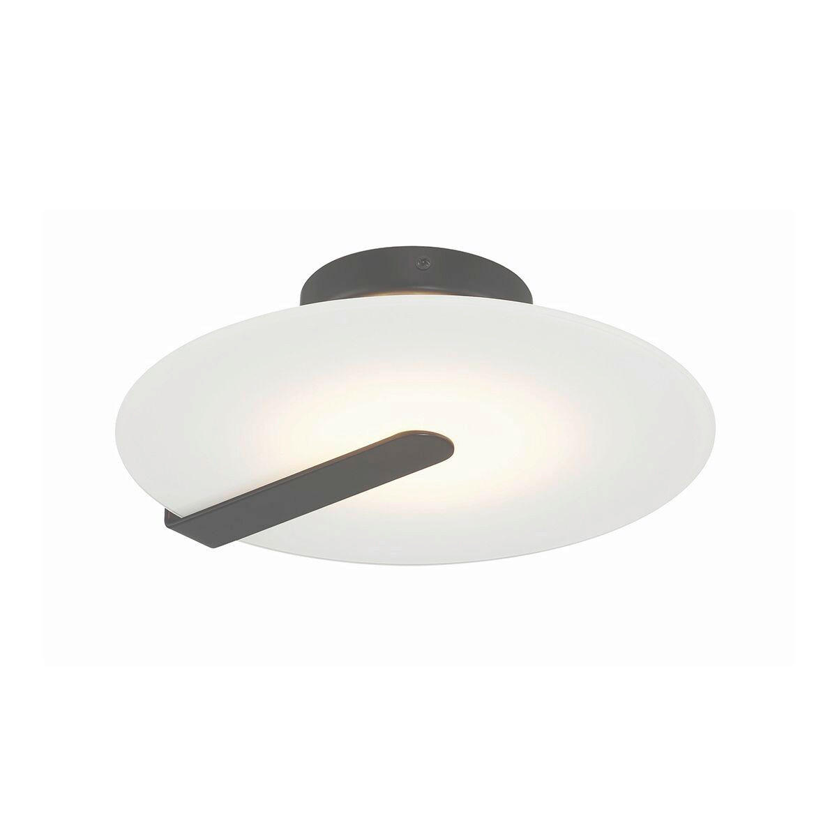 LED-WANDLEUCHTE 31/9,2 cm    - Schwarz, Design, Glas/Metall (31/9,2cm) - Elstead Lighting