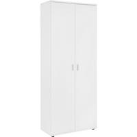 BOTNÍK, bílá, 69/176/34 cm - bílá/barvy stříbra, Design, kompozitní dřevo/plast (69/176/34cm) - Xora