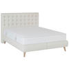 BOXSPRINGBETT 160/200 cm  in Beige  - Beige, Design, Holz/Textil (160/200cm) - Carryhome