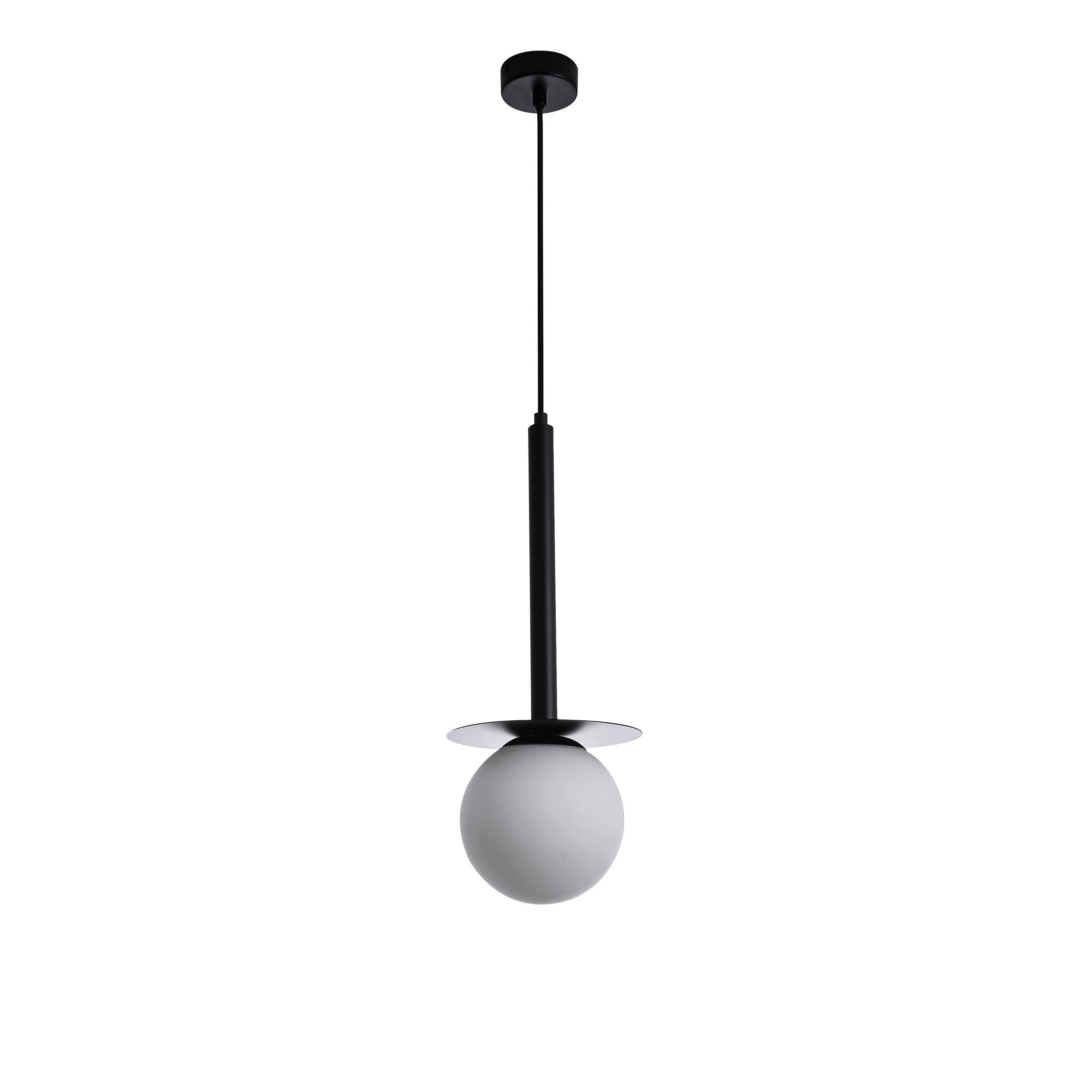 XXXLutz Hängeleuchte Schwarz, Weiß 18x125 cm