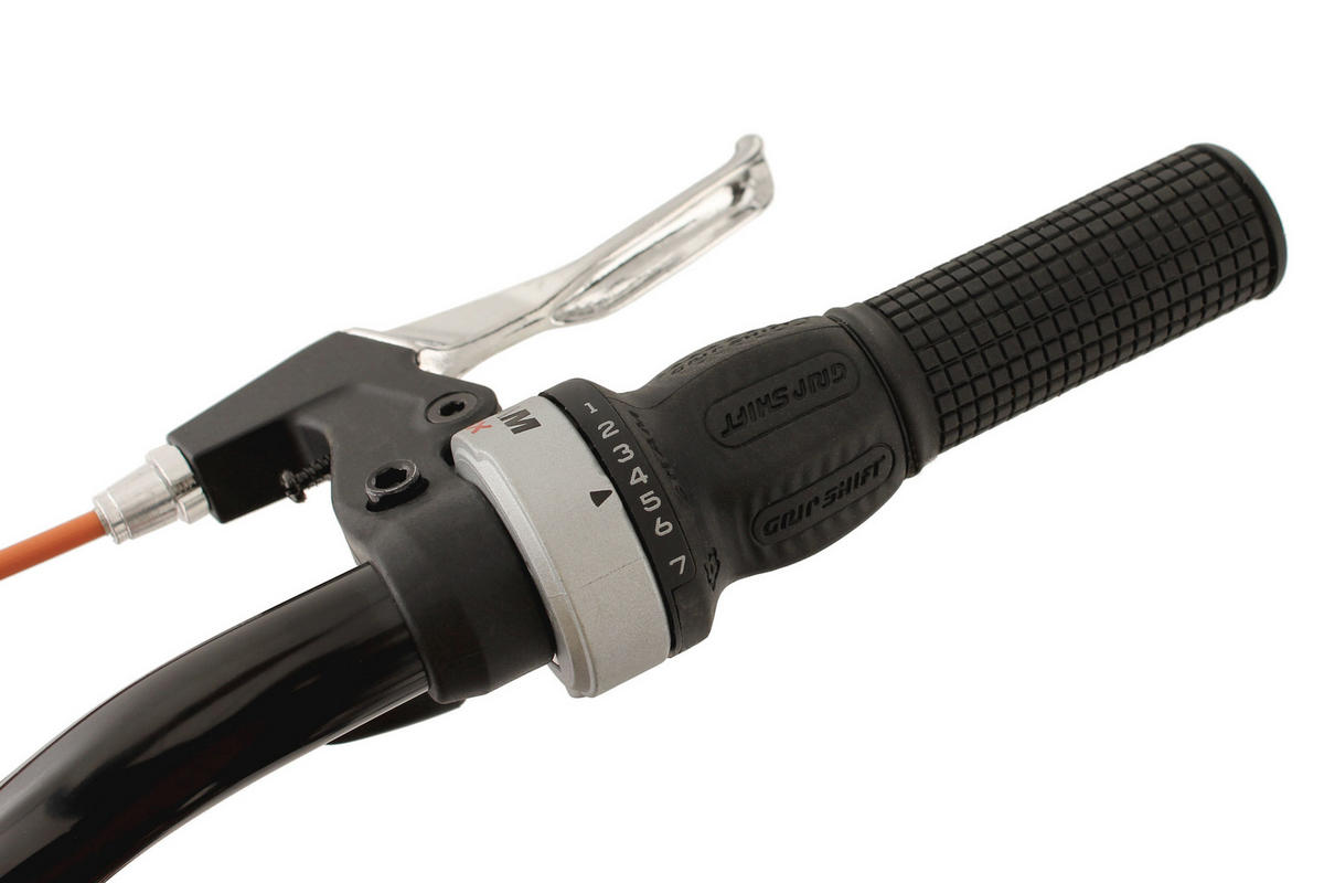 MOUNTAINBIKE 26 Zoll Herren  - Schwarz/Orange, Basics, Metall - KS Cycling