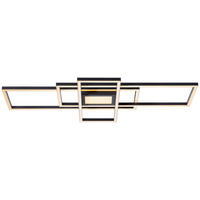 LED-TAKLAMPA Irvine 28 W  - svart, Basics, metall/plast (70/30cm) - Novel