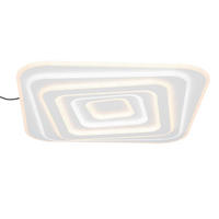 LED-DECKENLEUCHTE 53/53/5,5 cm   - Weiß, Design, Kunststoff/Metall (53/53/5,5cm) - Novel