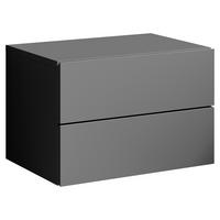 NOČNÍ STOLEK, barvy grafitu, 42/28/30 cm - barvy grafitu, Moderní, kompozitní dřevo (42/28/30cm) - Livetastic