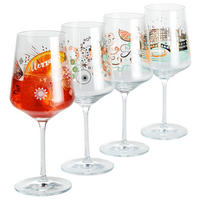 SPRITZERGLAS Sommerrausch 544 ml 4-teilig  - Türkis/Beige, LIFESTYLE, Glas (20,3/26,6/19,4cm) - Ritzenhoff