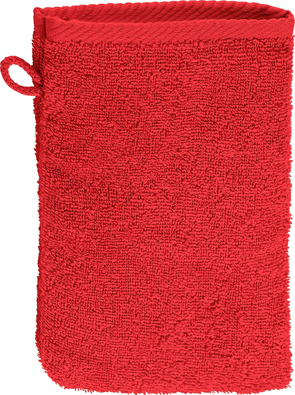 WASCHLAPPEN QUATTRO Rot  - Rot, Konventionell, Textil (16/22cm) - Esposa