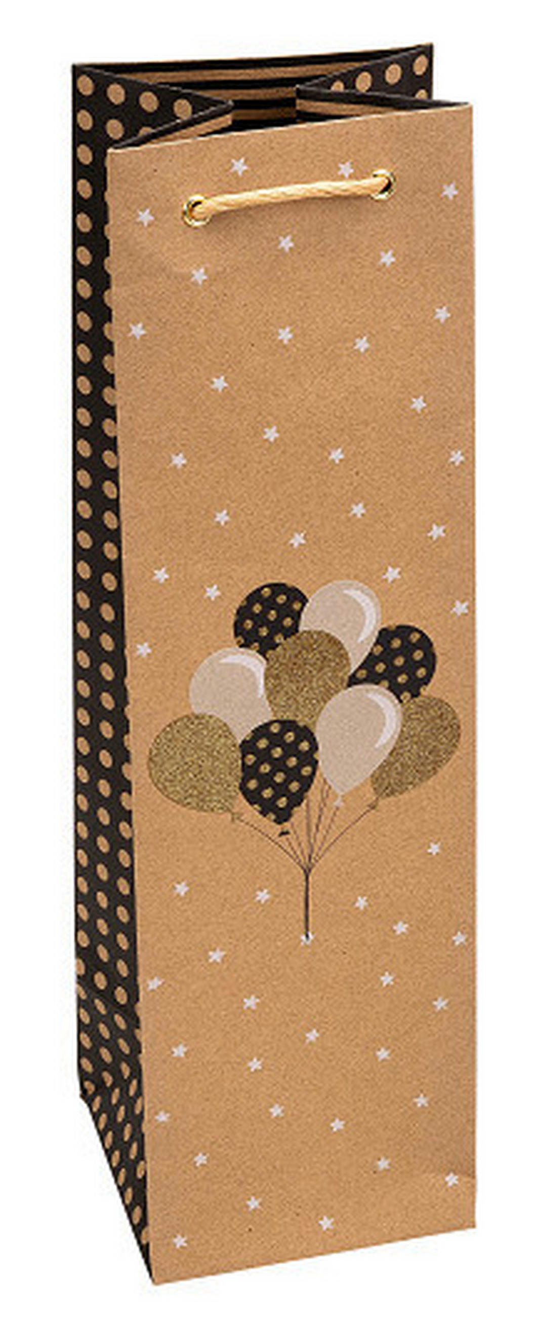 GESCHENKTASCHE  - Hellbraun, Basics, Papier (10,5/23/10,5cm)