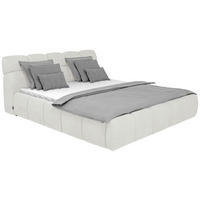 POLSTERBETT Lattenrost, Bettkasten 140/200 cm  in Creme  - Creme/Schwarz, Design, Holz/Kunststoff (140/200cm) - Esposa