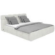 POLSTERBETT 180/200 cm  in Creme  - Creme/Schwarz, Design, Kunststoff/Textil (180/200cm) - Esposa