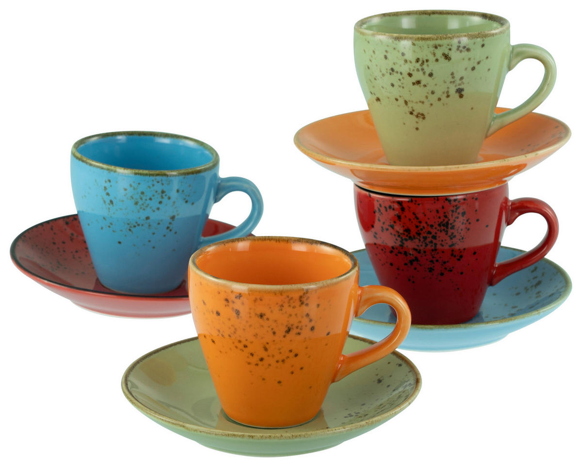 SET MED KOPPAR Nature Collection 4 delar  - multicolor, Design, keramik - Creatable