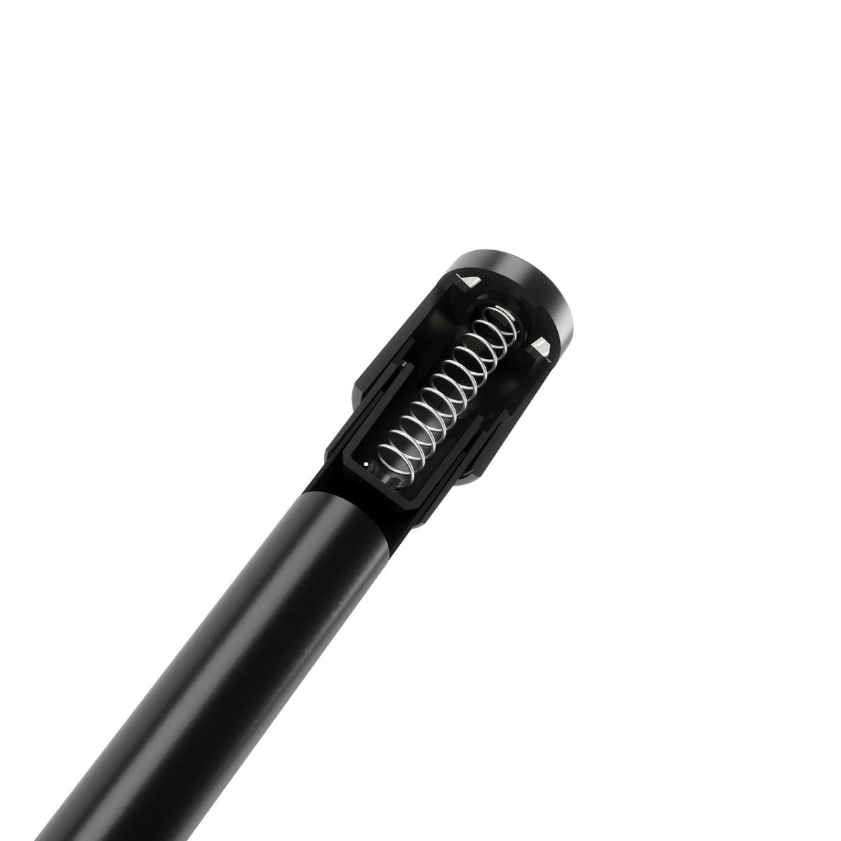 VORHANGSTANGENSET  91-168 cm  - Schwarz, KONVENTIONELL, Kunststoff/Metall (91-168cm) - Umbra