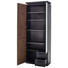 GARDEROBENSCHRANK 75/201/38 cm - Eichefarben/Anthrazit, Design, Glas/Holz (75/201/38cm) - Voleo GARDEROBENSCHRANK 75/201/38 cm - Eichefarben/Anthrazit, Design, Glas/Holz (75/201/38cm) - Voleo