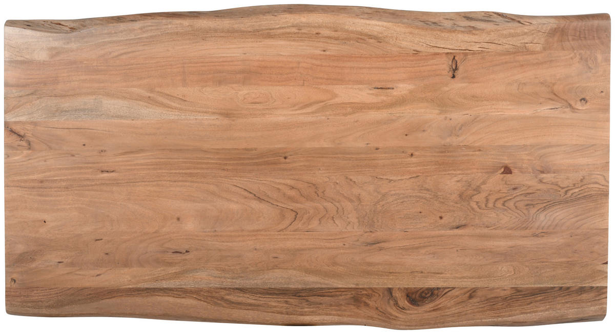 TISCHPLATTE Akazie Akaziefarben  - Akaziefarben, Design, Holz (200/100/5,5cm) - Landscape