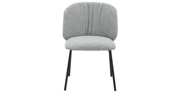 STUHL   Webstoff  Schwarz, Graugrün  - Schwarz/Graugrün, MODERN, Textil/Metall (48/79/59cm) - Carryhome