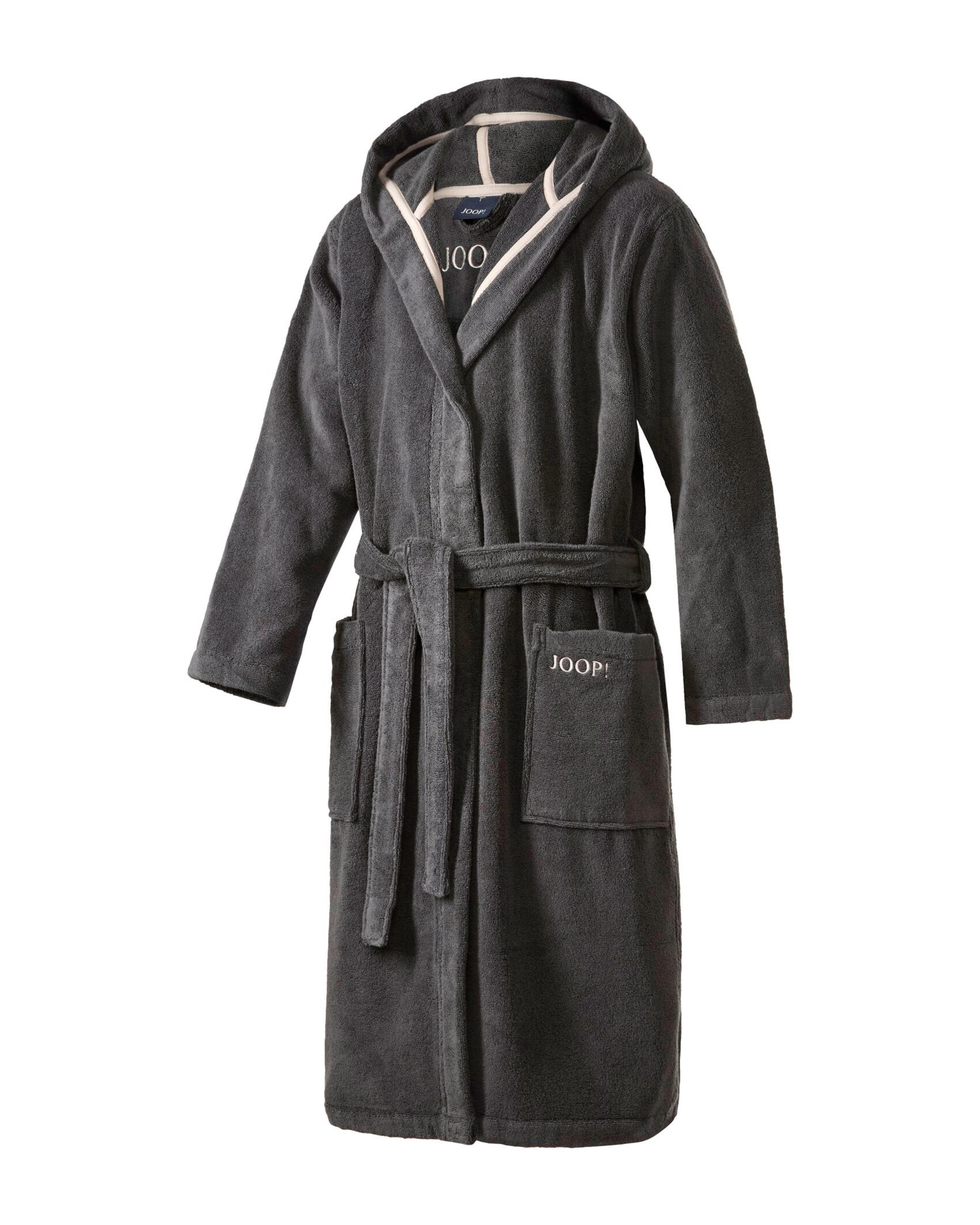 Joop! Bademantel Bademantel Herren Anthrazit, Grau
