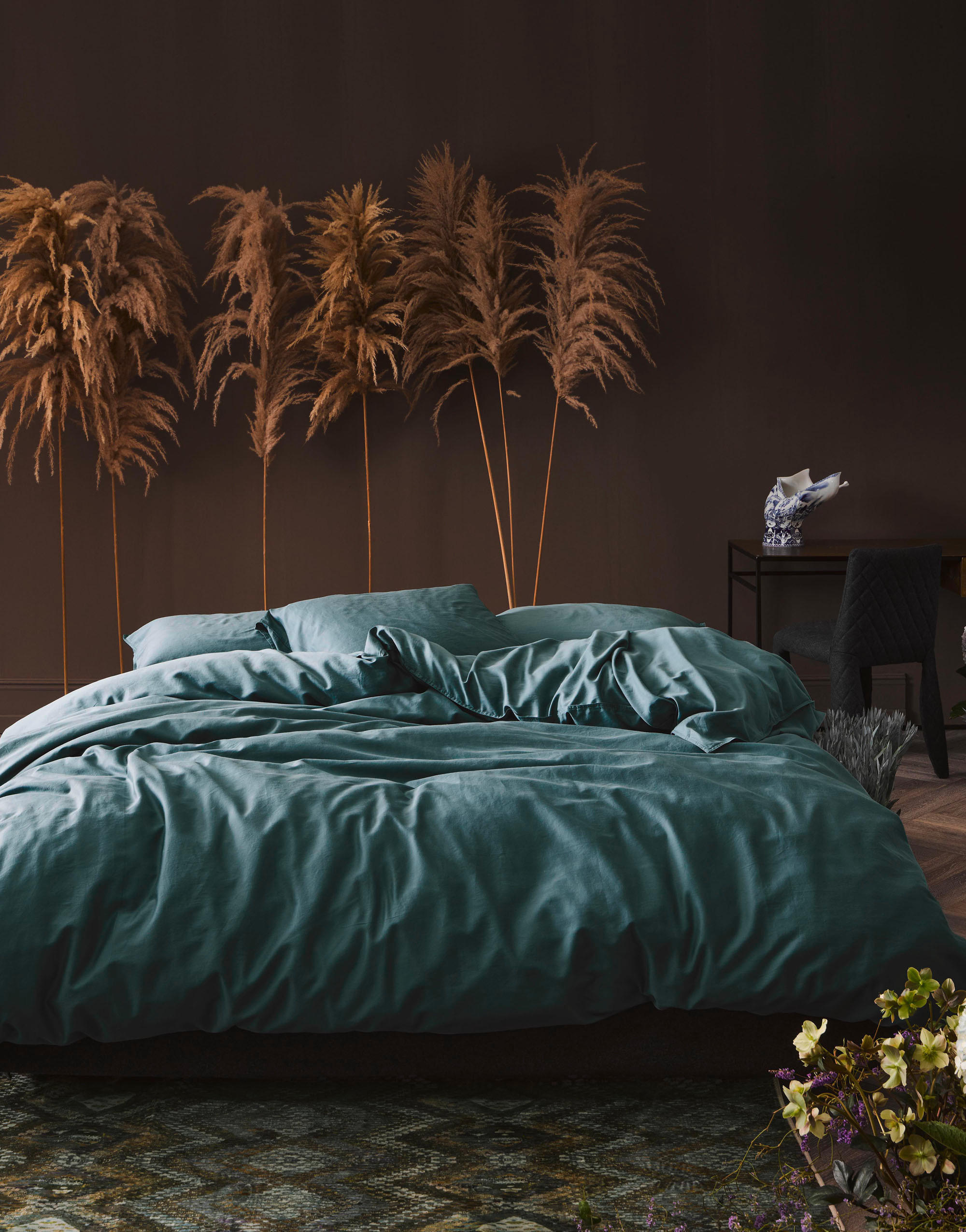 BETTWÄSCHE MINTE Satin 135/200 cm  - Blau, Basics, Textil (135/200cm) - Essenza